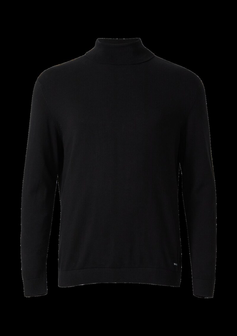 Rollkragenpullover aus reiner Baumwolle