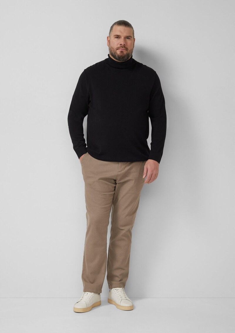 Rollkragenpullover aus reiner Baumwolle