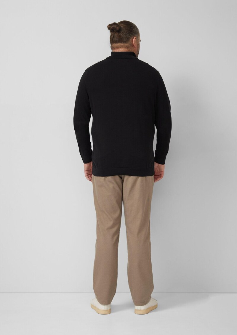 Rollkragenpullover aus reiner Baumwolle