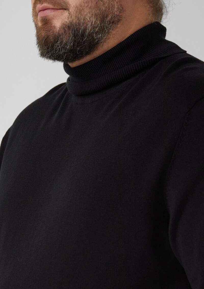 Rollkragenpullover aus reiner Baumwolle