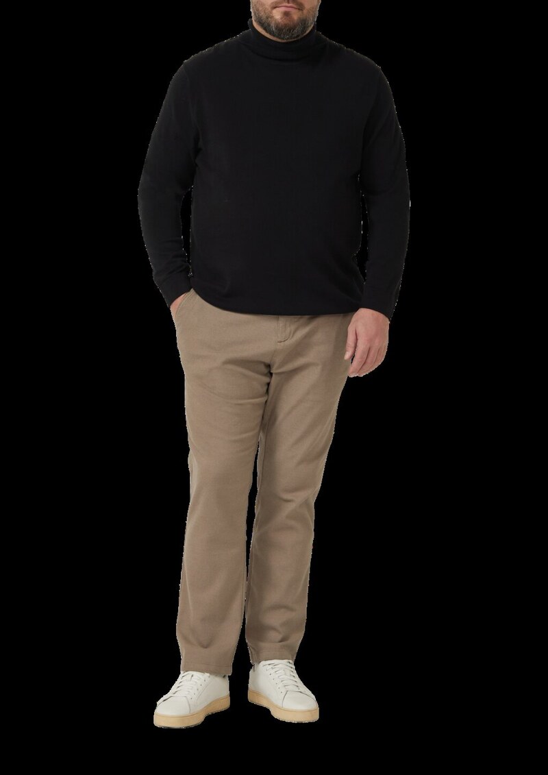 Rollkragenpullover aus reiner Baumwolle