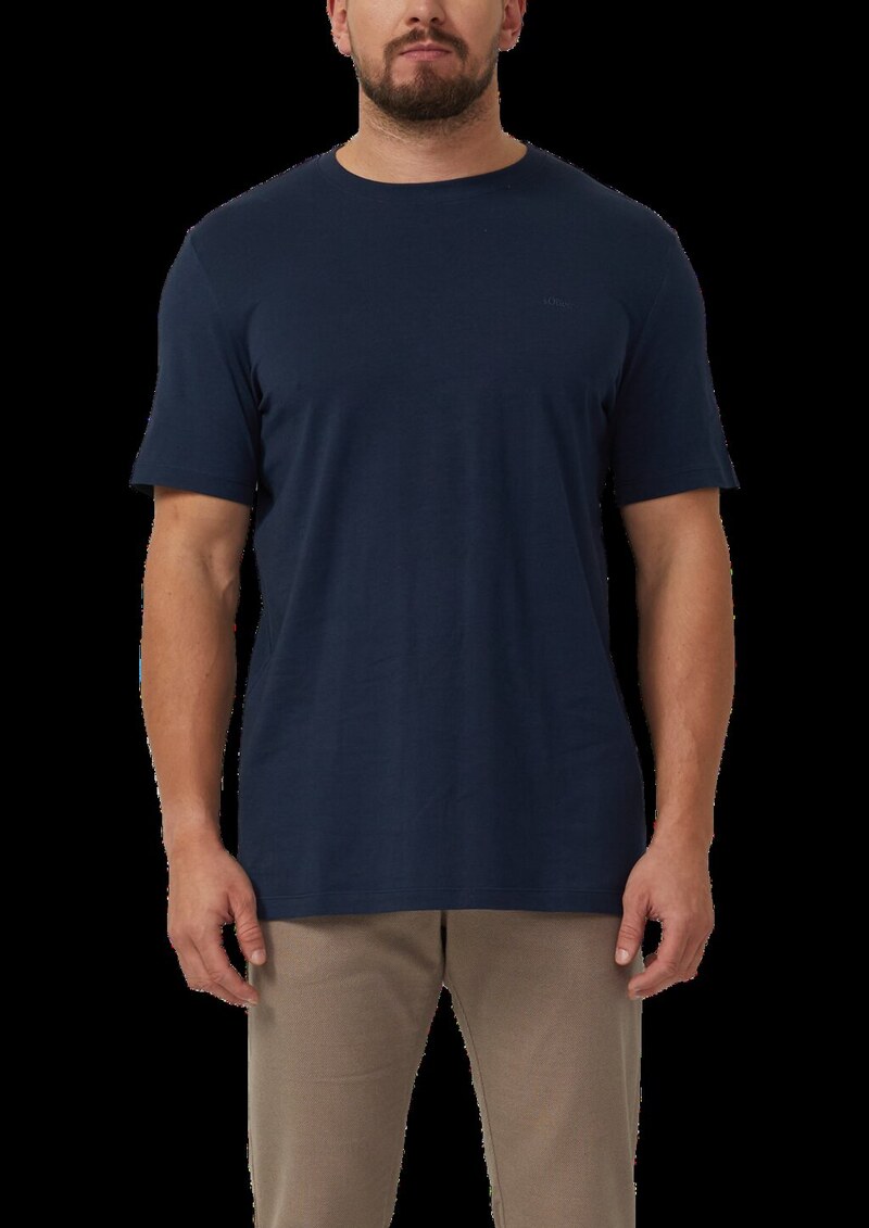 Baumwoll-T-Shirt mit Logo-Print