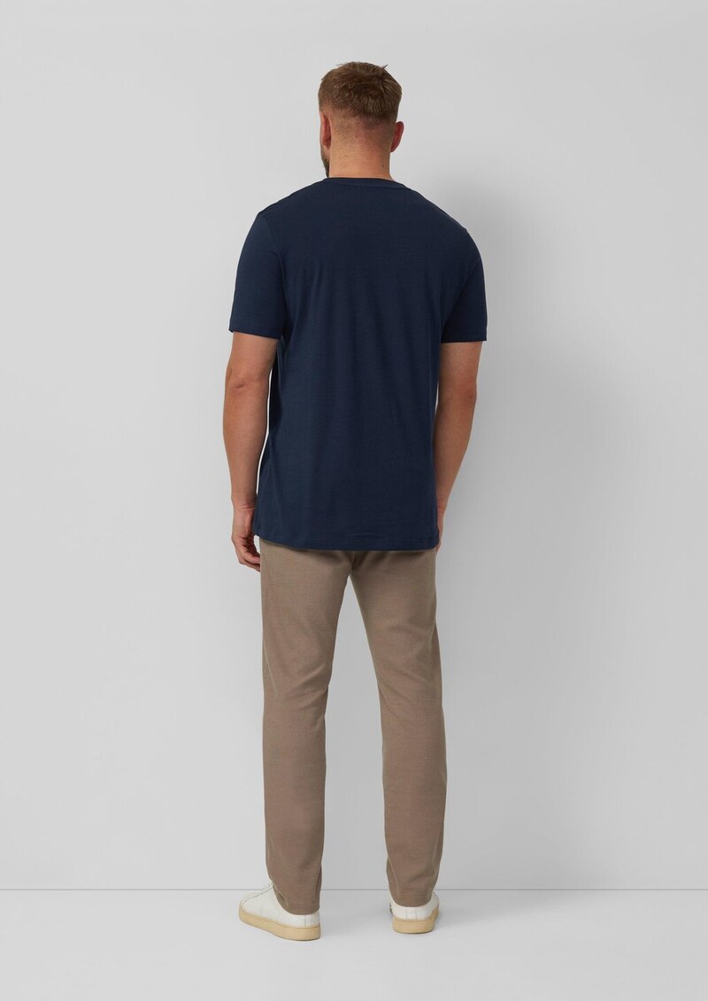 Baumwoll-T-Shirt mit Logo-Print