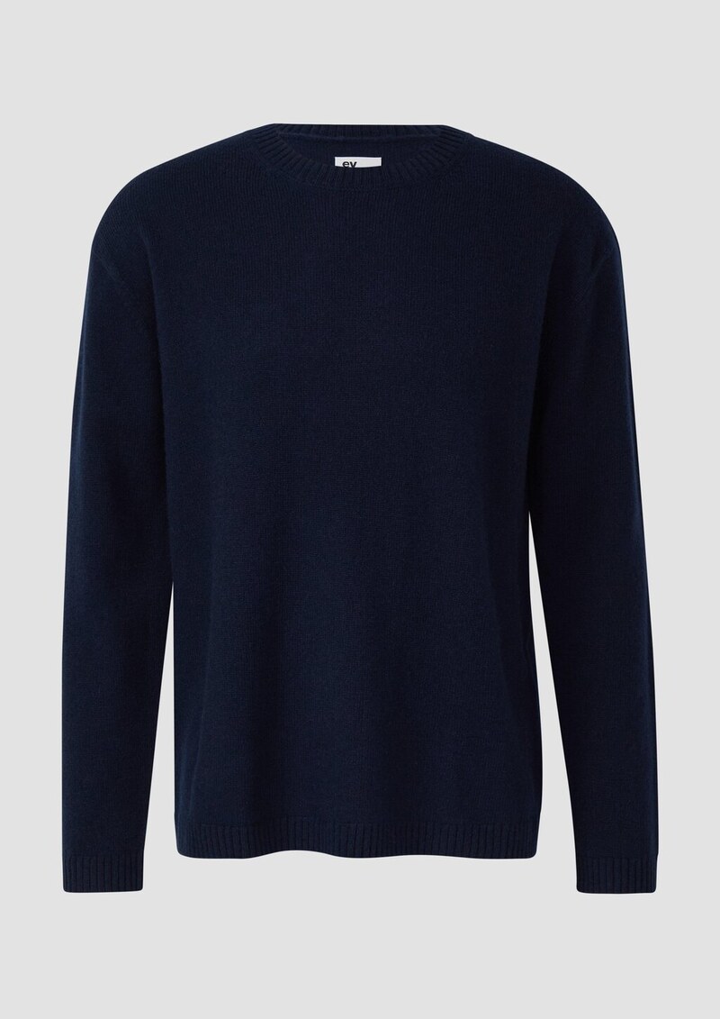 Wollmix-Pullover mit Raglanärmeln