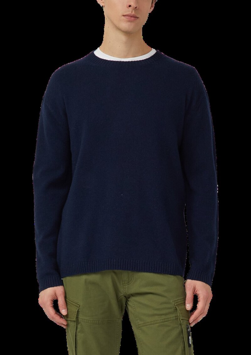 Wollmix-Pullover mit Raglanärmeln