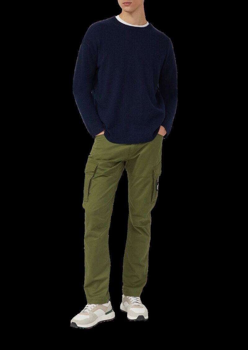 Wollmix-Pullover mit Raglanärmeln