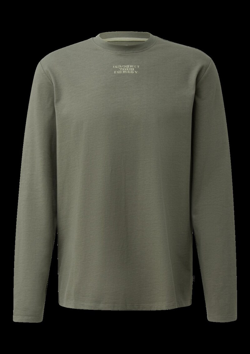 Longsleeve mit kleinem Frontprint