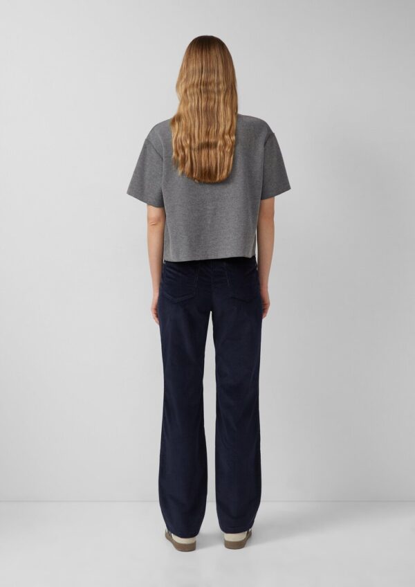 Kurzarm-Strickpullover