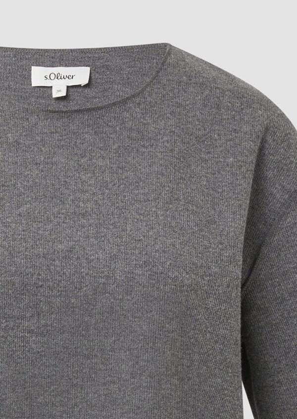 Kurzarm-Strickpullover