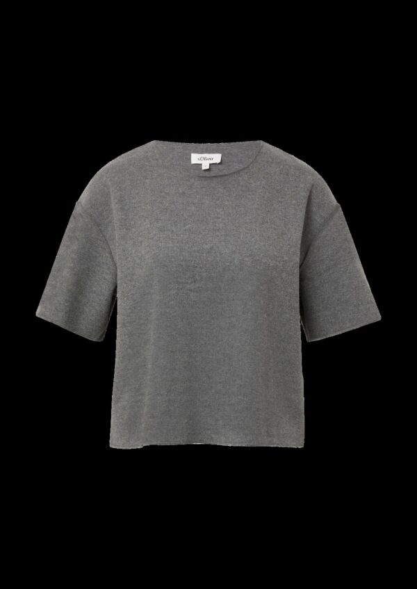 Kurzarm-Strickpullover