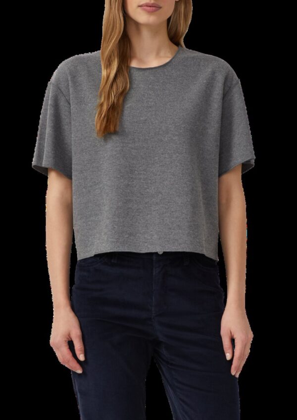 Kurzarm-Strickpullover