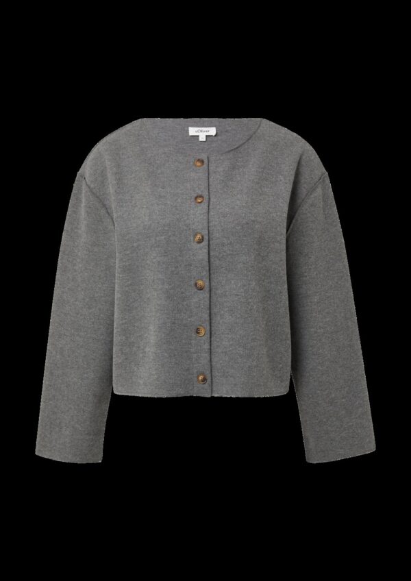 Strickjacke im Boxy Fit