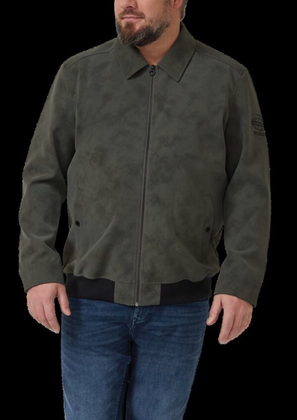 Outdoor-Jacke mit Coating und Metallreißverschluss