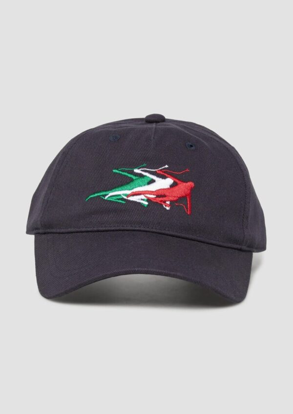 Kappe aus Baumwoll-Twill mit Stickerei | Wintersport-Kollektion