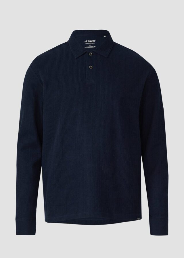 Baumwoll-Poloshirt im Relaxed Fit