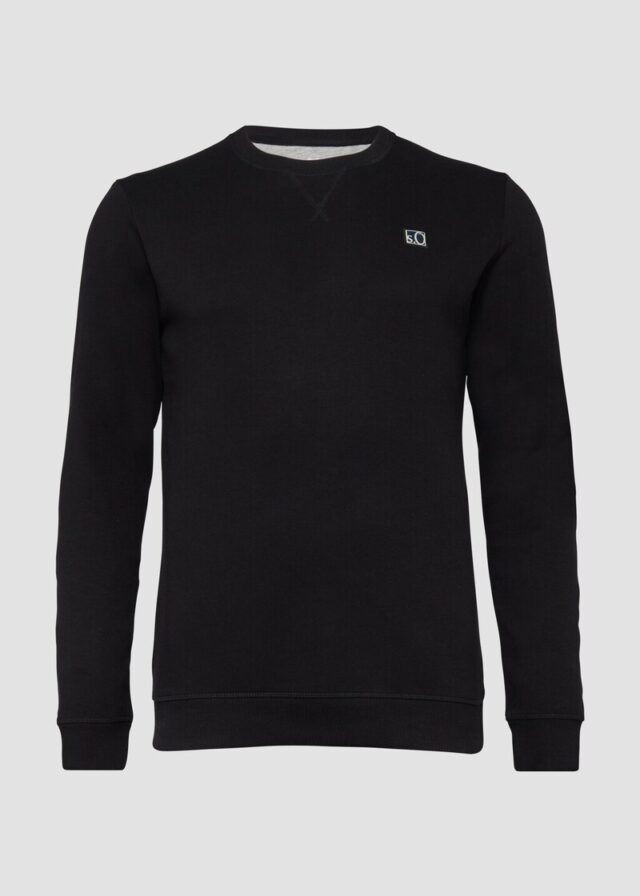 Weiches Sweatshirt aus Baumwollmix mit Crew Neck