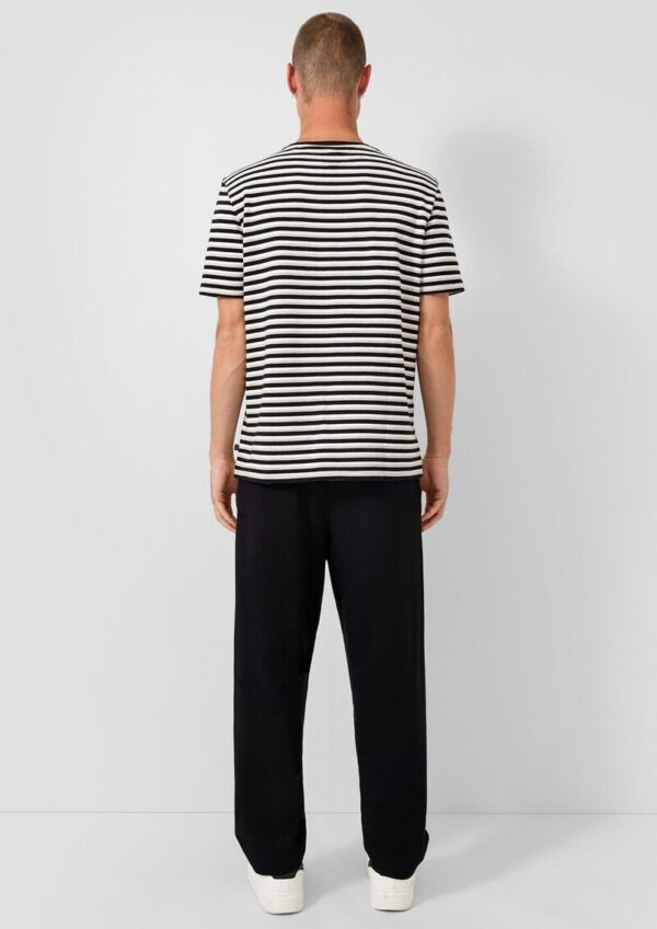 Strukturiertes Streifenshirt