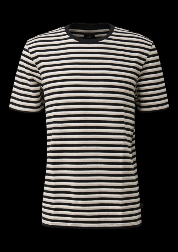 Strukturiertes Streifenshirt