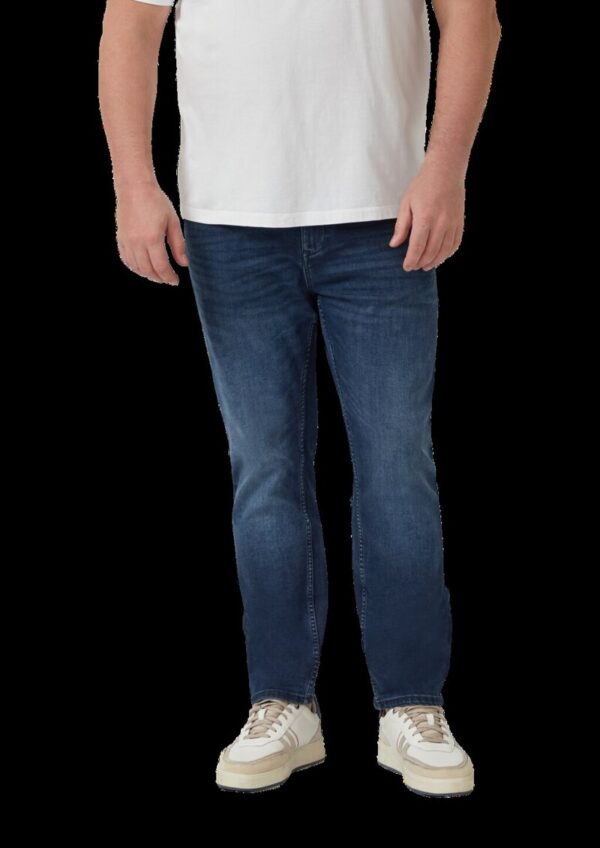 Jeans / Regular Fit / Mid Rise / Straight Leg / leicht elastisch