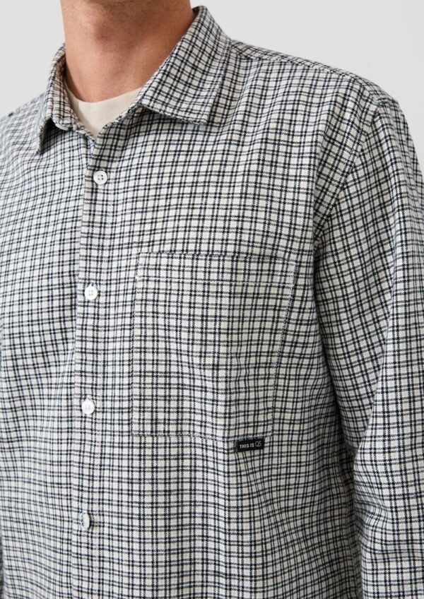 Regular Fit: Kariertes Flanellhemd