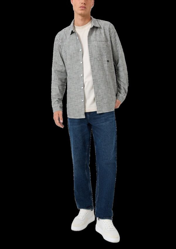 Regular Fit: Kariertes Flanellhemd