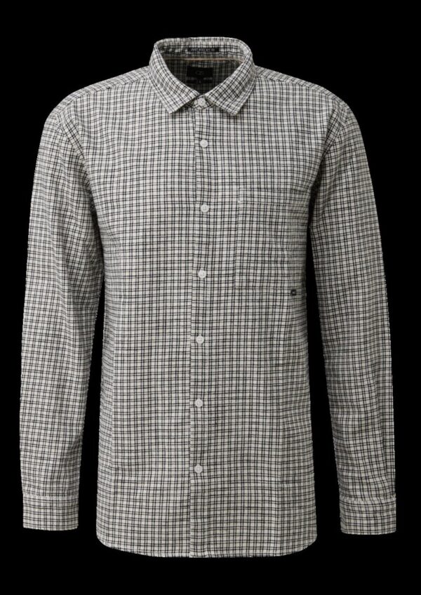 Regular Fit: Kariertes Flanellhemd