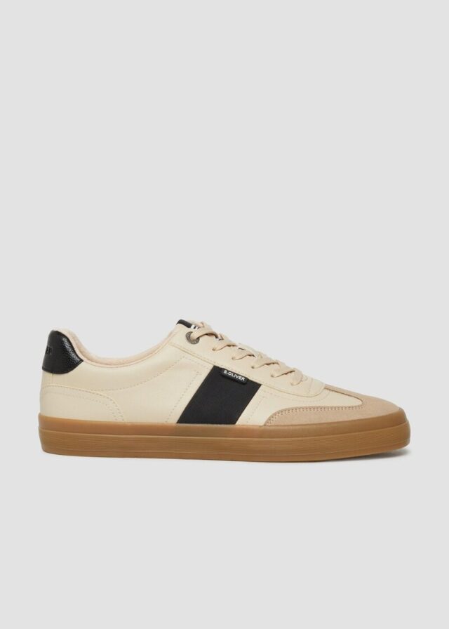 Multicolor-Sneaker mit Streifen-Detail