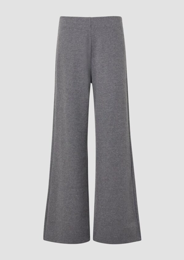 Strickhose mit Wide Leg