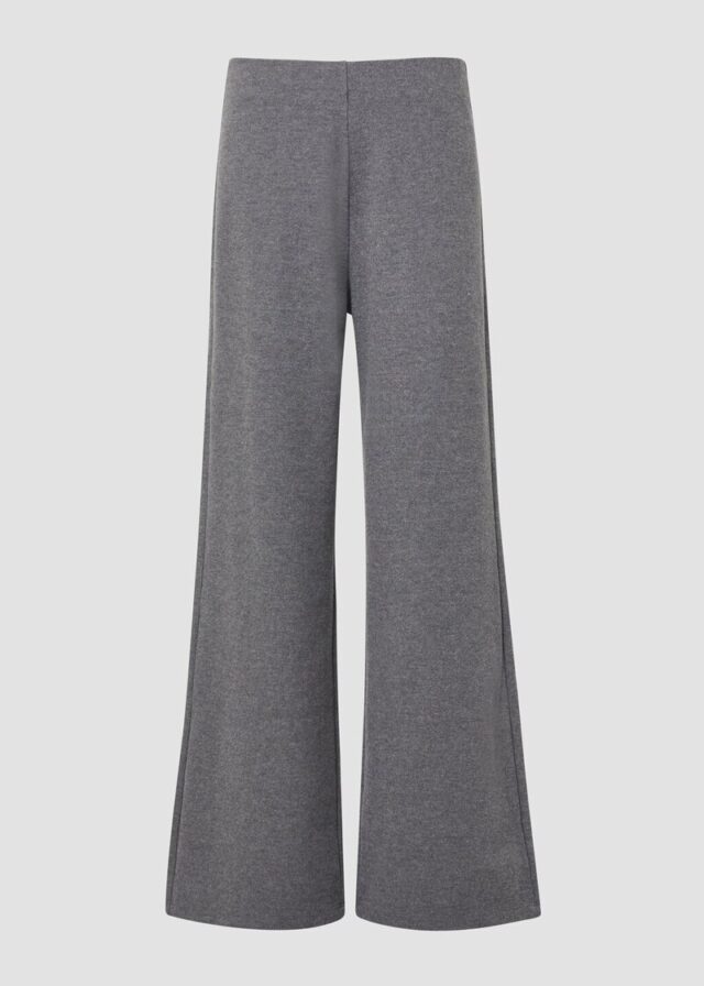 Strickhose mit Wide Leg