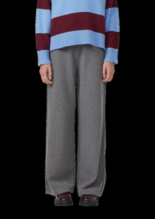 Strickhose mit Wide Leg