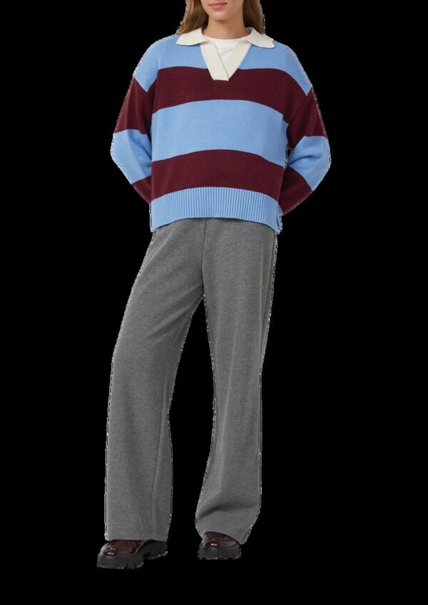 Strickhose mit Wide Leg