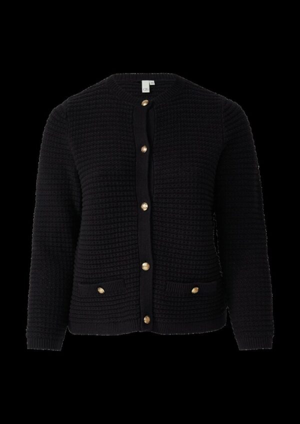 Cardigan mit Strukturmuster