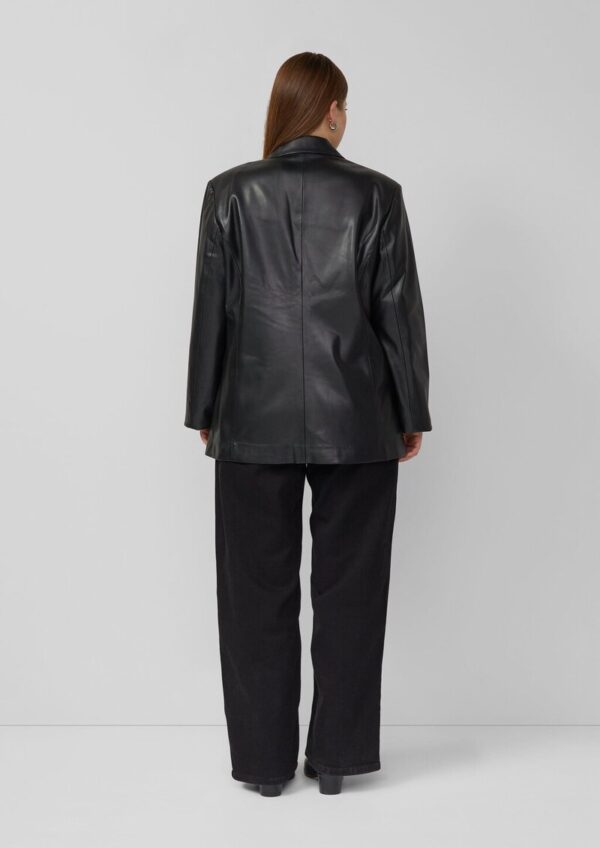 Blazer in Leder-Optik