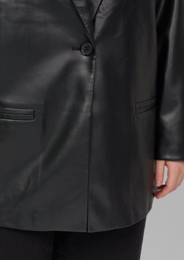 Blazer in Leder-Optik