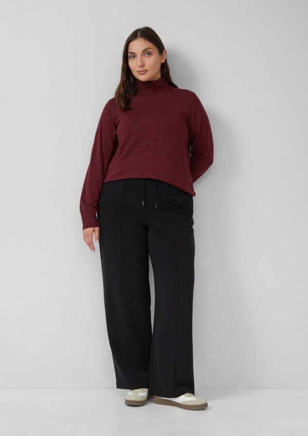 Hose mit geradem Bein und Elastikbund