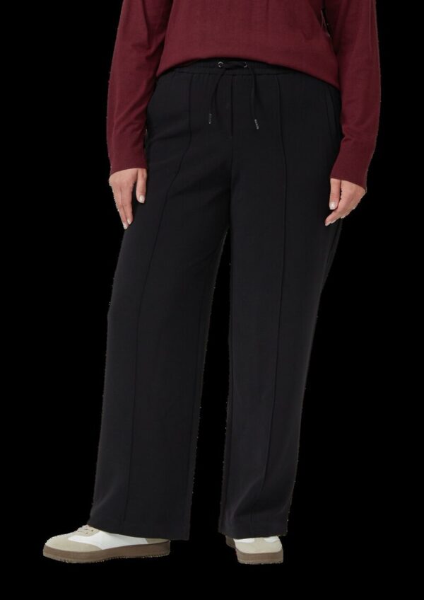 Hose mit geradem Bein und Elastikbund