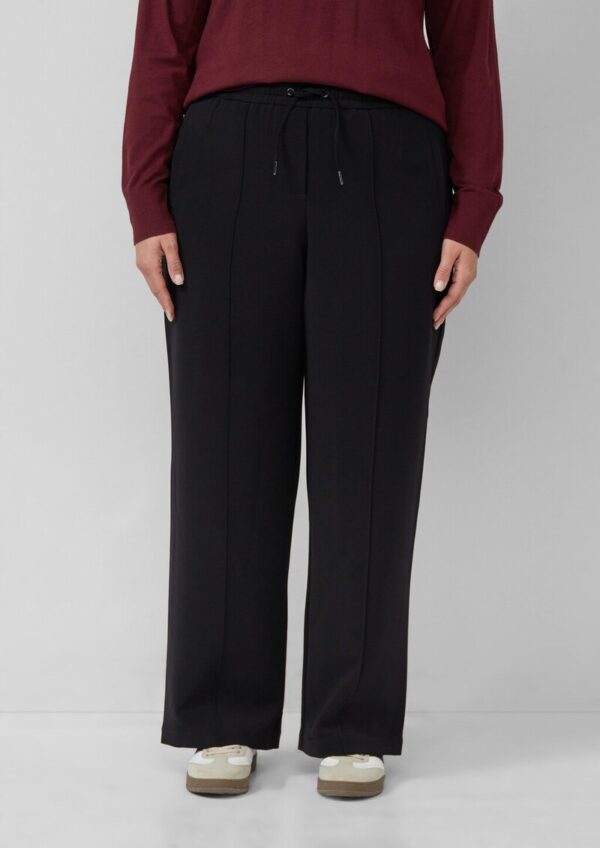 Hose mit geradem Bein und Elastikbund