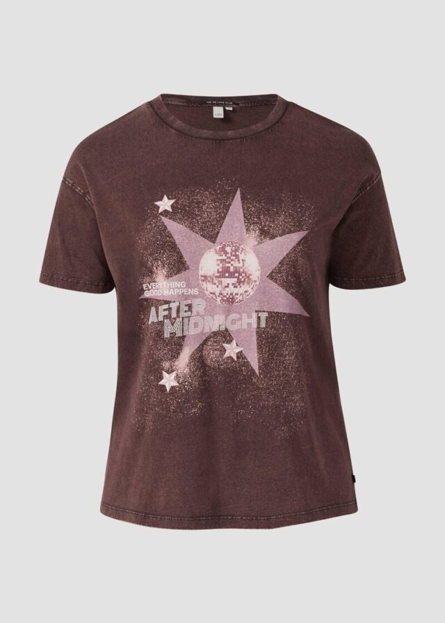 Gewaschenes Printshirt