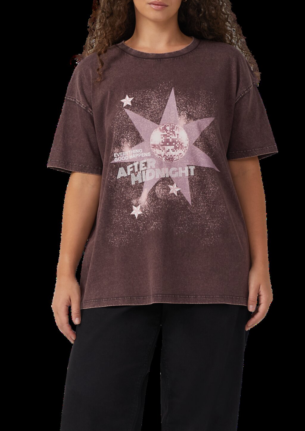 Gewaschenes Printshirt