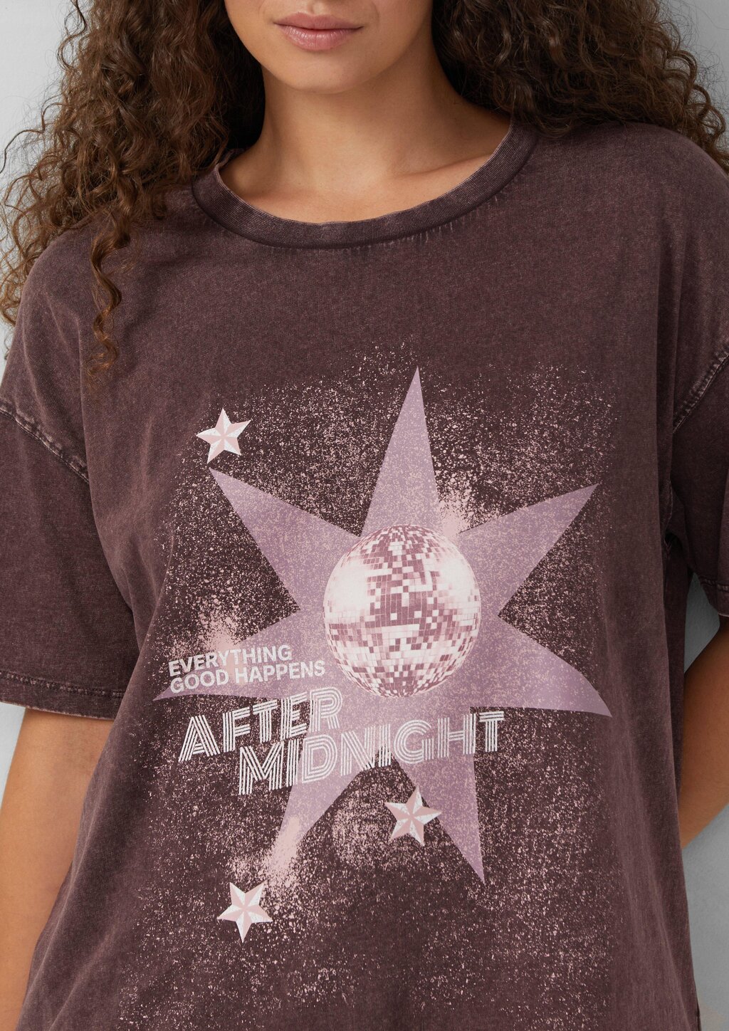 Gewaschenes Printshirt