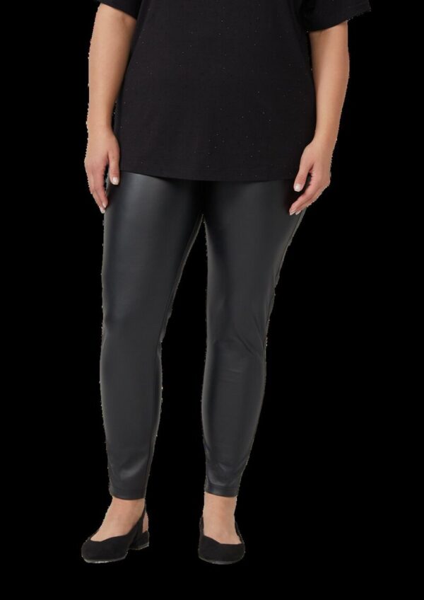 Weiche Stretch-Leggings aus Kunstleder