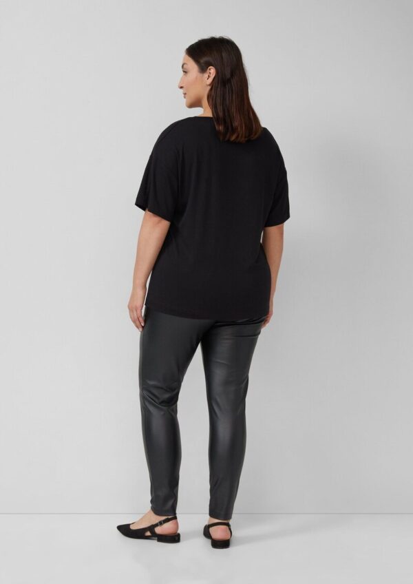 Weiche Stretch-Leggings aus Kunstleder