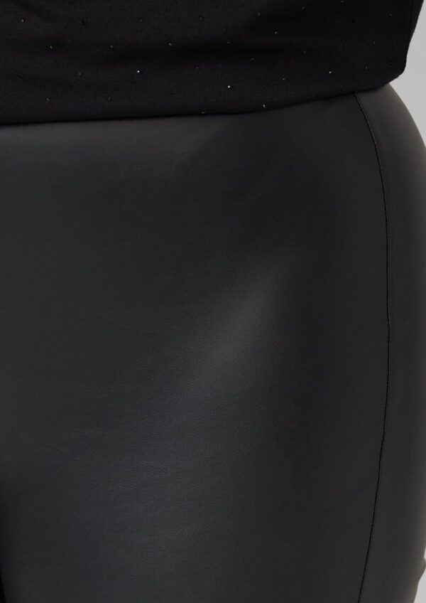 Weiche Stretch-Leggings aus Kunstleder