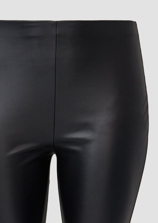 Weiche Stretch-Leggings aus Kunstleder