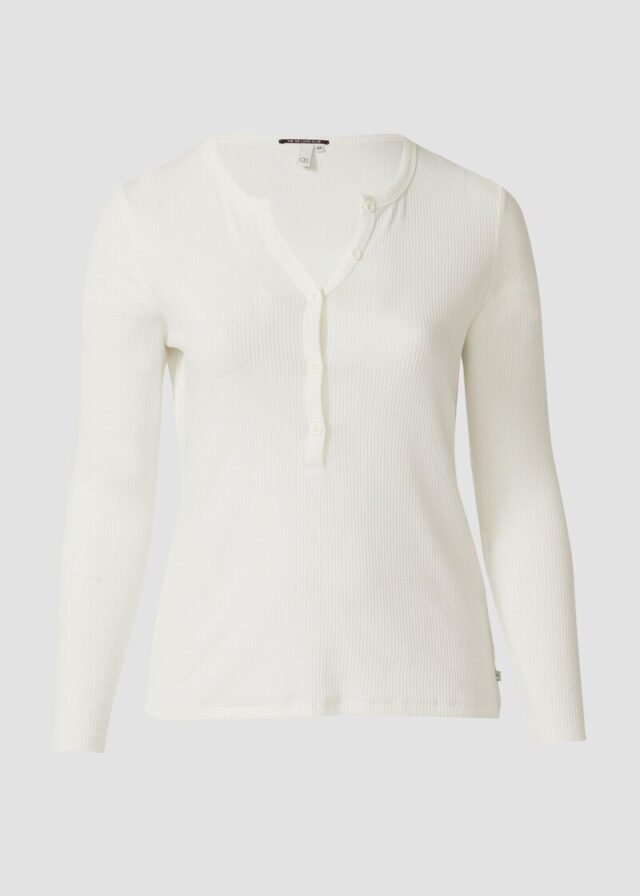 Geripptes Longsleeve