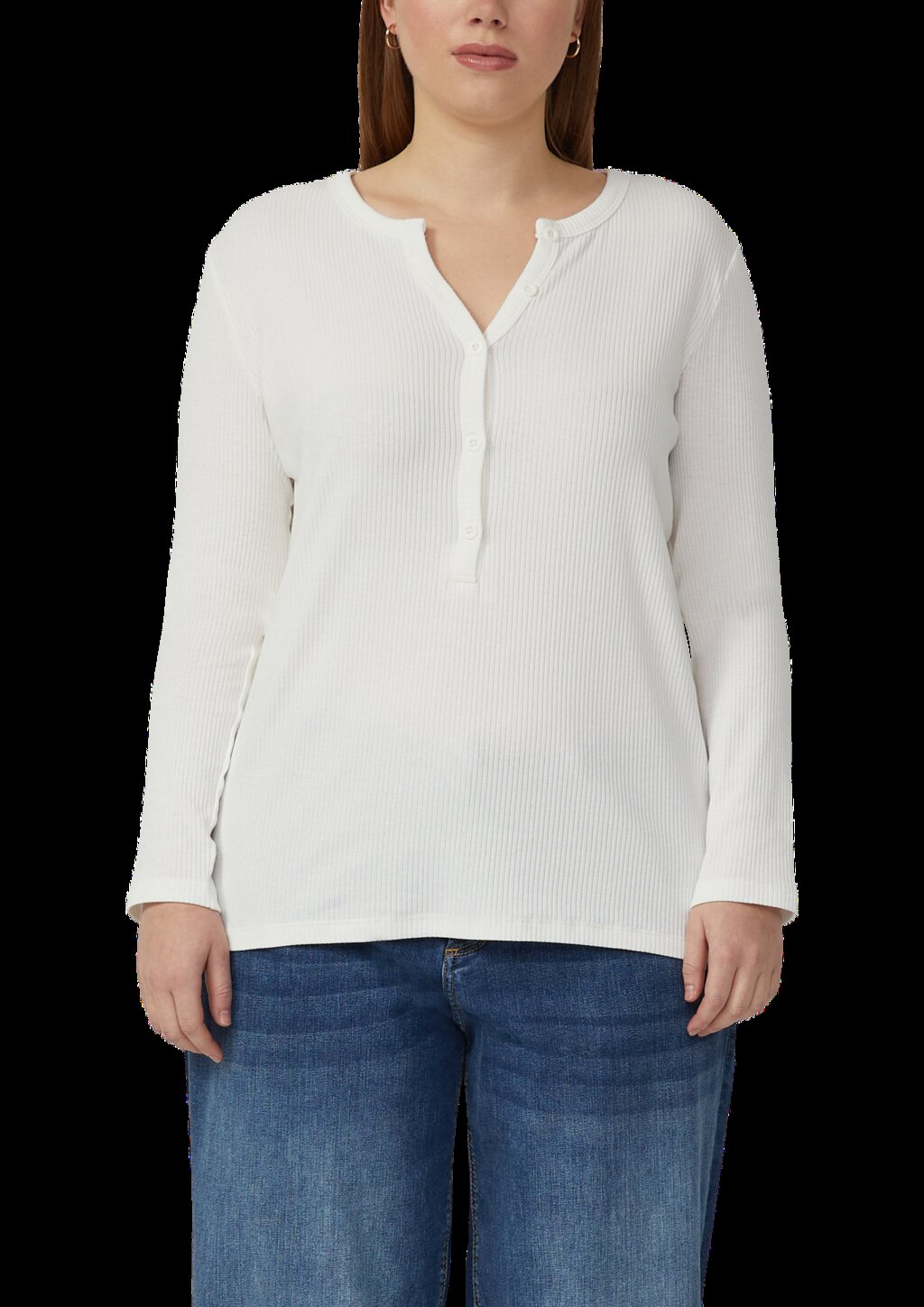 Geripptes Longsleeve