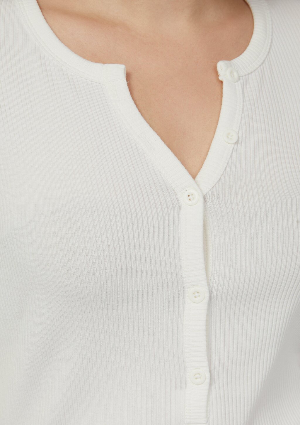 Geripptes Longsleeve