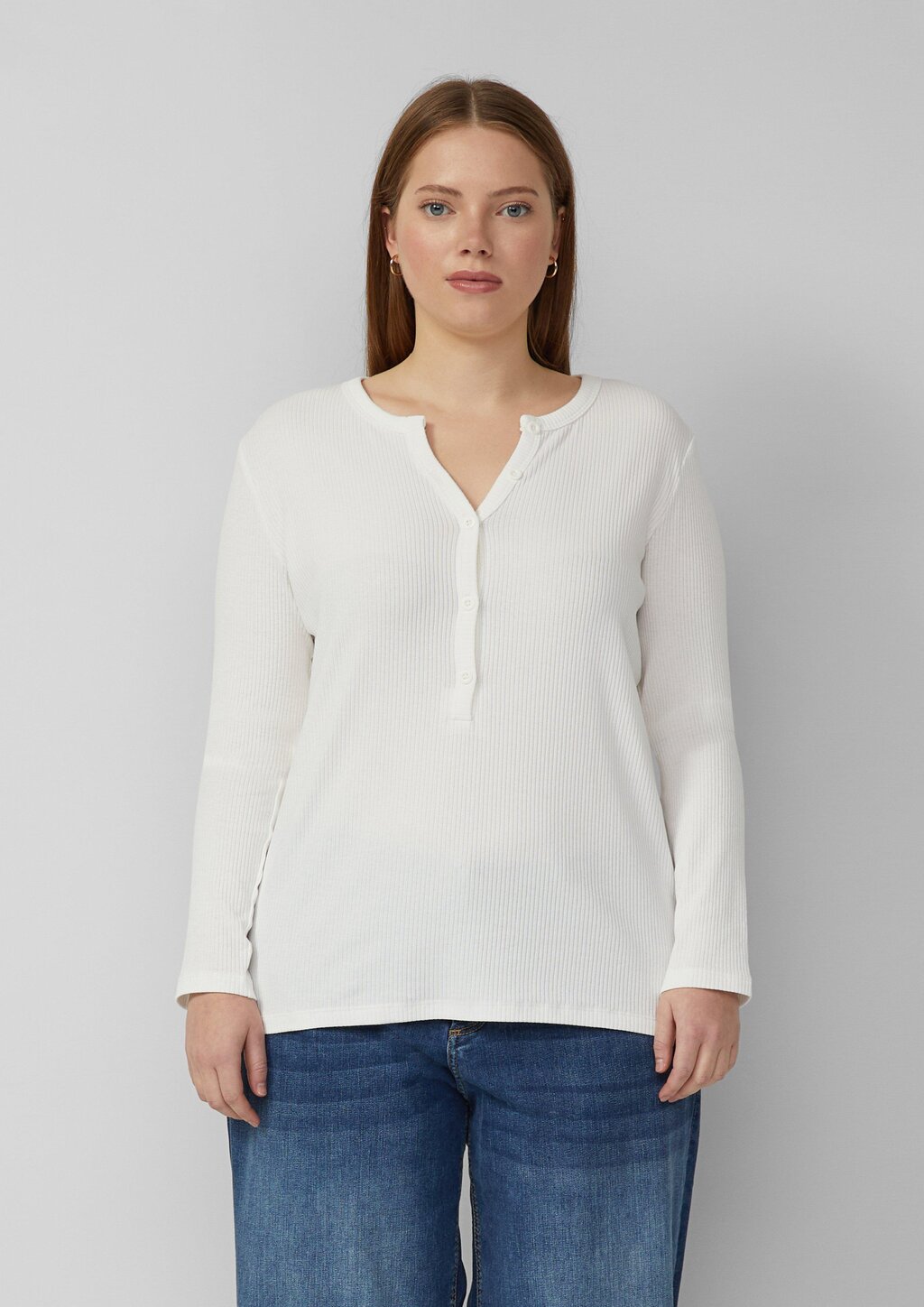 Geripptes Longsleeve