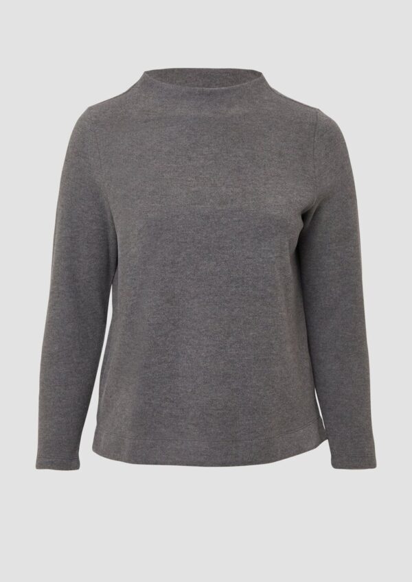 Weiches Sweatshirt mit Stehkragen