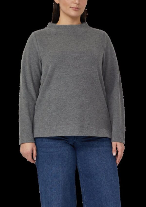 Weiches Sweatshirt mit Stehkragen